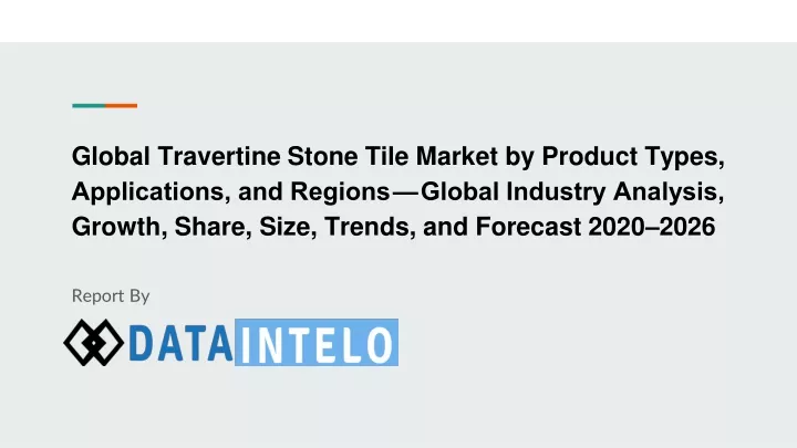 global travertine stone tile market by product
