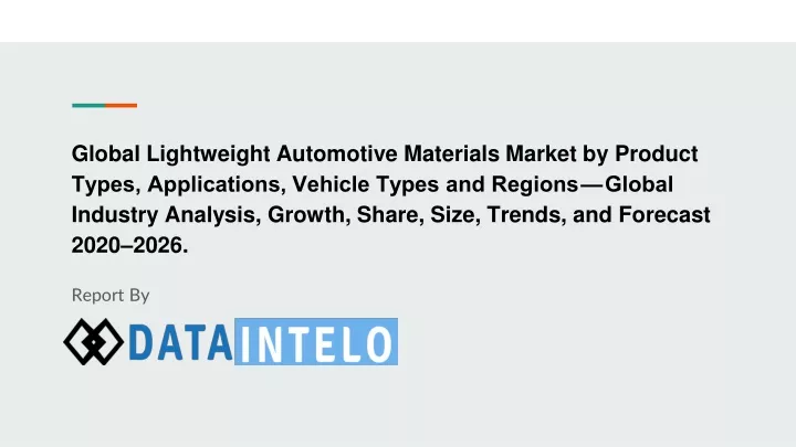 global lightweight automotive materials market