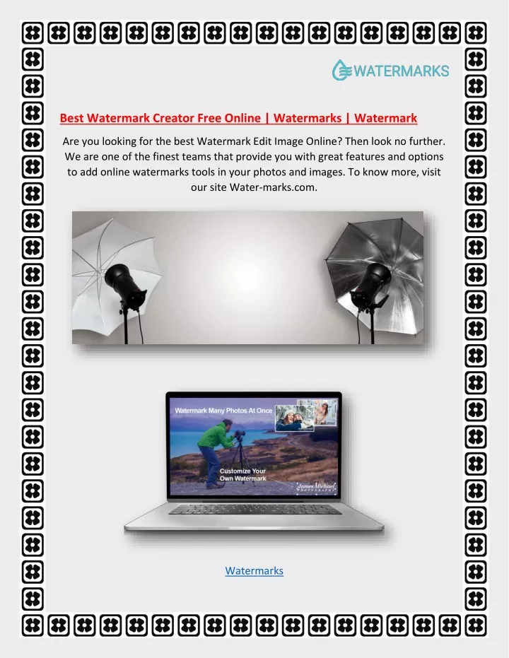 best watermark creator free online watermarks