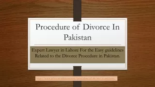 Easy Procedure of Divorce in Pakistan - Get Know About Divorce in Pakistan Legally