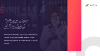 Uber for Alcohol delivery App - APPDUPE