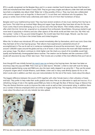 bts is usually recognized via the bangtan boys