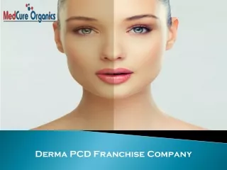 Derma PCD Franchise Company