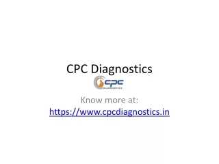 CPC Diagnostics - Bio Chemistry Instruments, Bio Chemistry Reagents, Cell Counter, 5 Part Hematology Analyzer, Electroly