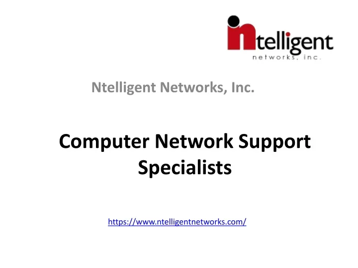 computer network support specialists