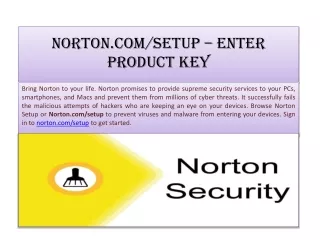 norton com setup enter product key