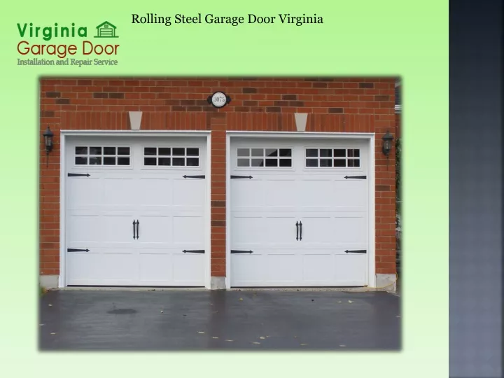 rolling steel garage door virginia