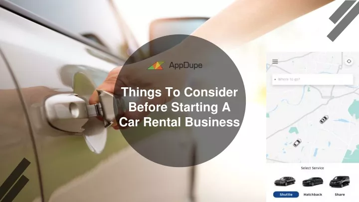 things to consider before starting a car rental