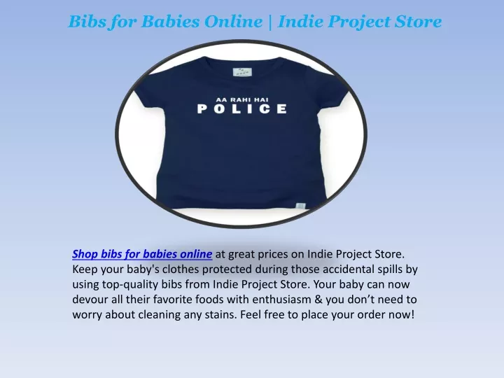 bibs for babies online indie project store