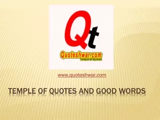 Quoteshwar - collection of the very best quotes for any mood