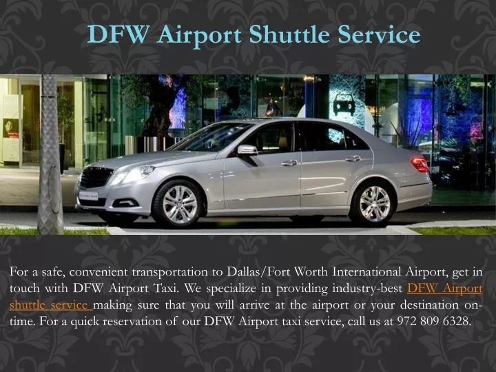 dfw airport shuttle service