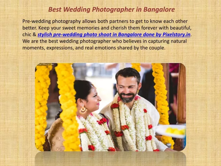 best wedding photographer in bangalore