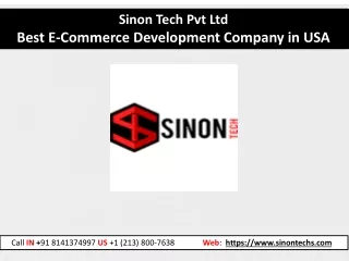 sinon tech pvt ltd best e commerce development