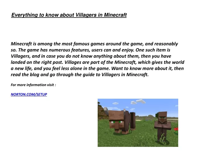 everything to know about villagers in minecraft