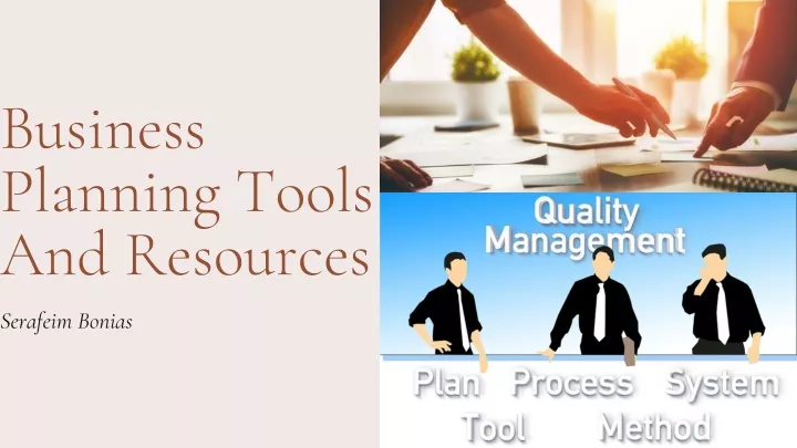 business planning tools and resources