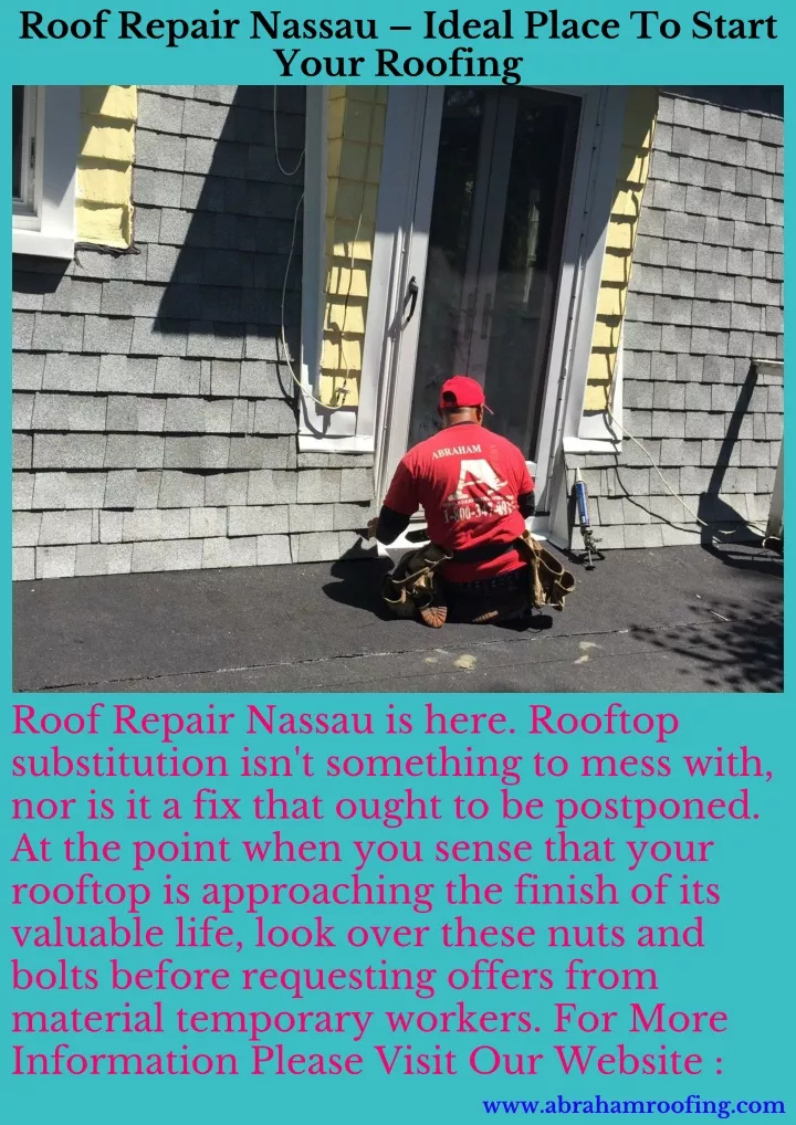 roof repair nassau ideal place to start your