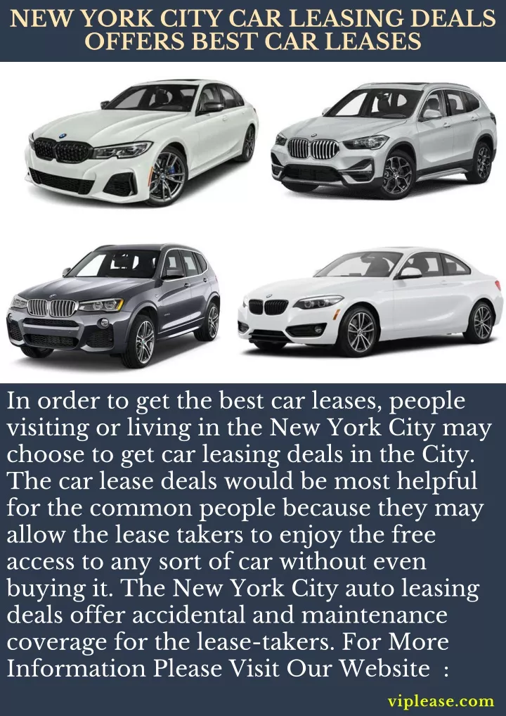 new york city car leasing deals offers best