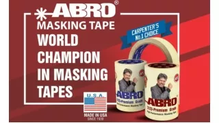 Masking Tape for Carpentery and Painting | AIPL Abro