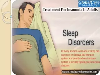 Treatment For Insomnia In Adults & Sleep Disorders Treatment