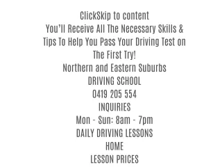 Northway Driving School