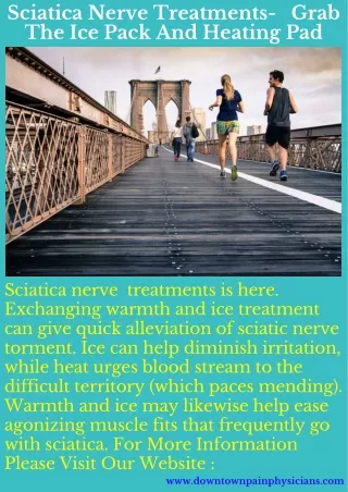 Sciatica Nerve Treatments-   Grab The Ice Pack And Heating Pad
