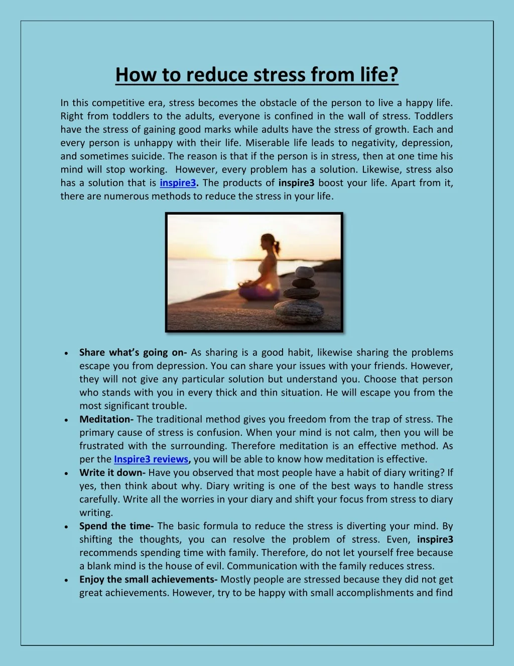 PPT - How to reduce stress from life? PowerPoint Presentation, free ...