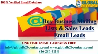 100 verified email database