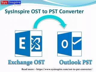 sysinspire ost to pst converter