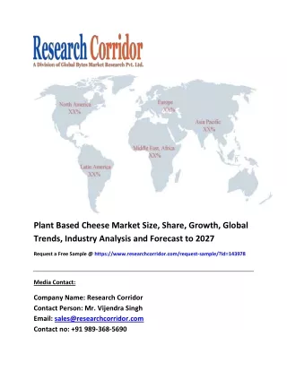 plant based cheese market size share growth
