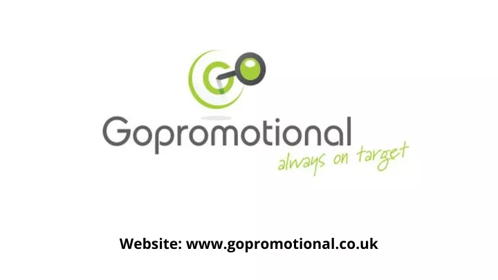 website www gopromotional co uk