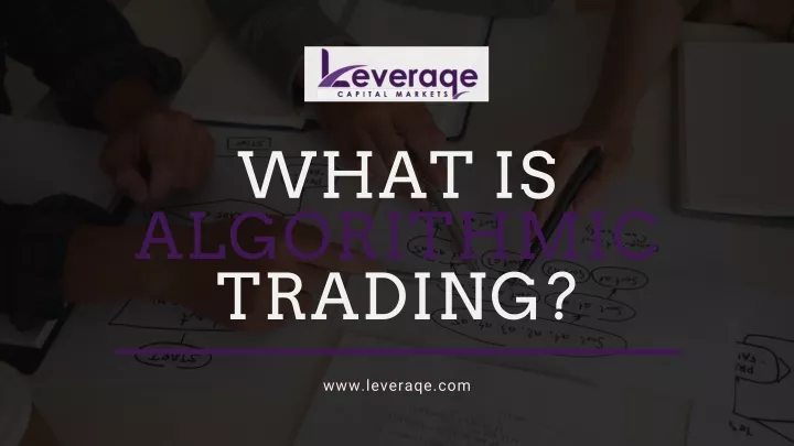 what is algorithmic trading