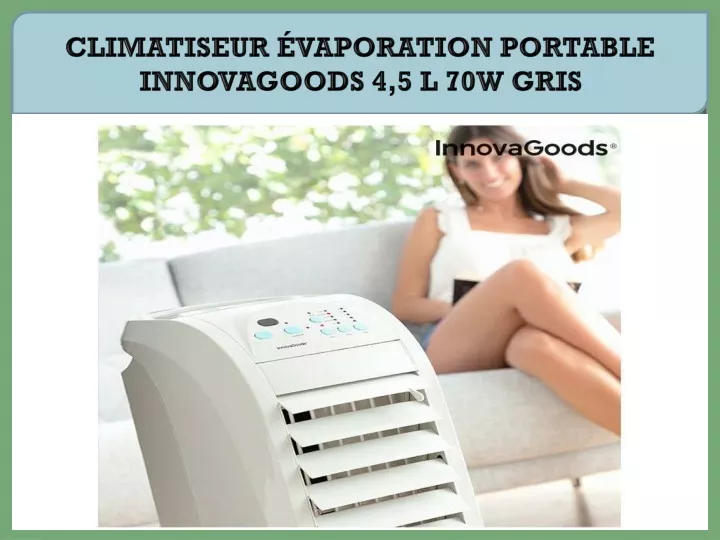 climatiseur vaporation portable innovagoods