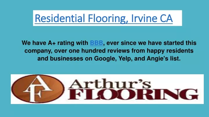 residential flooring irvine ca