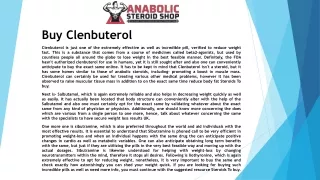buy clenbuterol