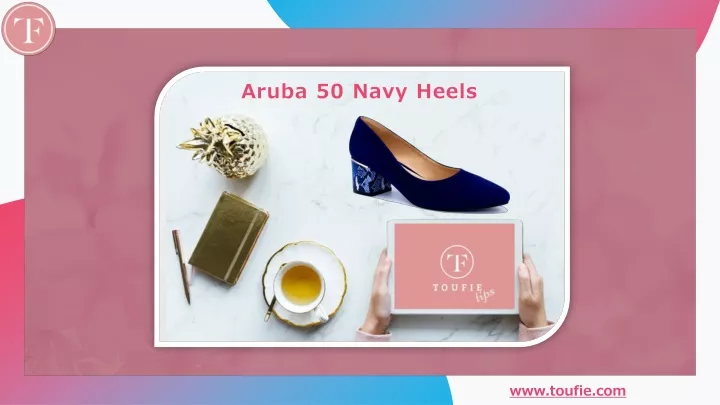 aruba 50 navy heels