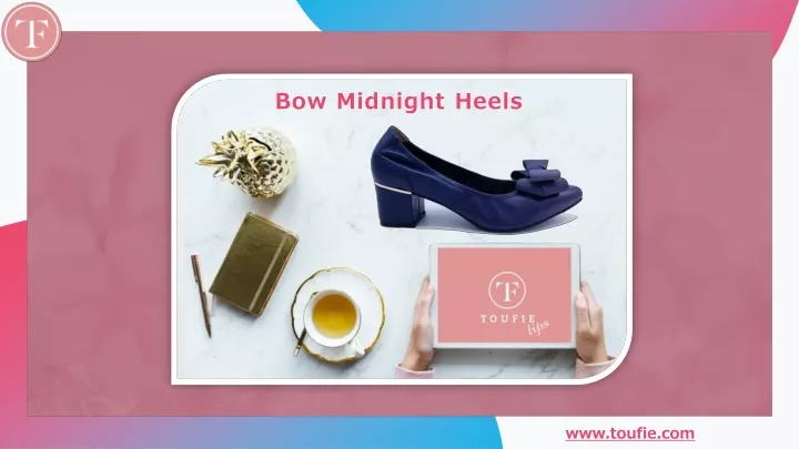 bow midnight heels