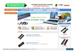 all-laptopbattery.com Looking to buy laptop battery online – Find all laptop batteries on lowest price at laptop battery
