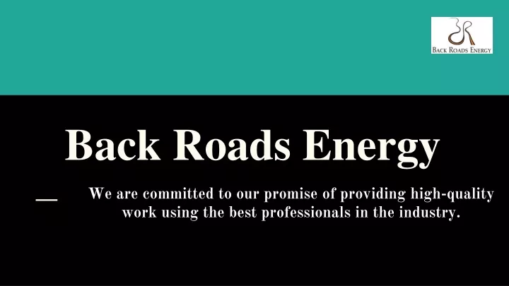 back roads energy