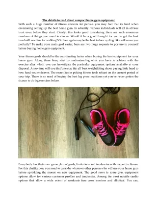 the details to read about compact home