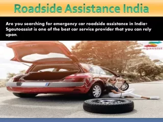 Car Roadside Assistance in India