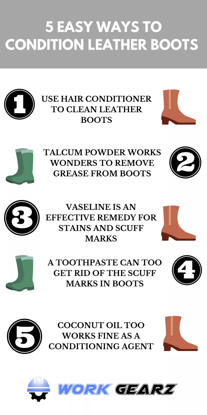 5 easy ways to condition leather boots