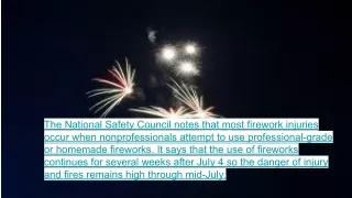 the national safety council notes that most