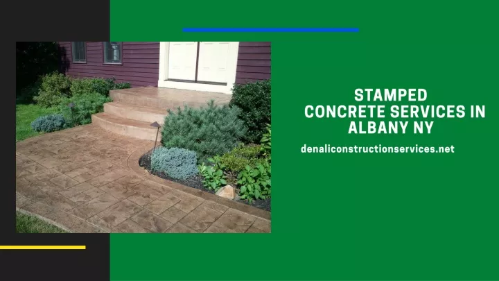 stamped concrete services in albany ny