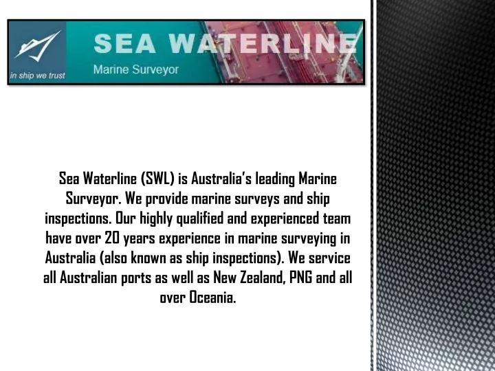 sea waterline swl is australia s leading marine