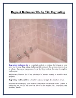 Regrout Bathroom Tile
