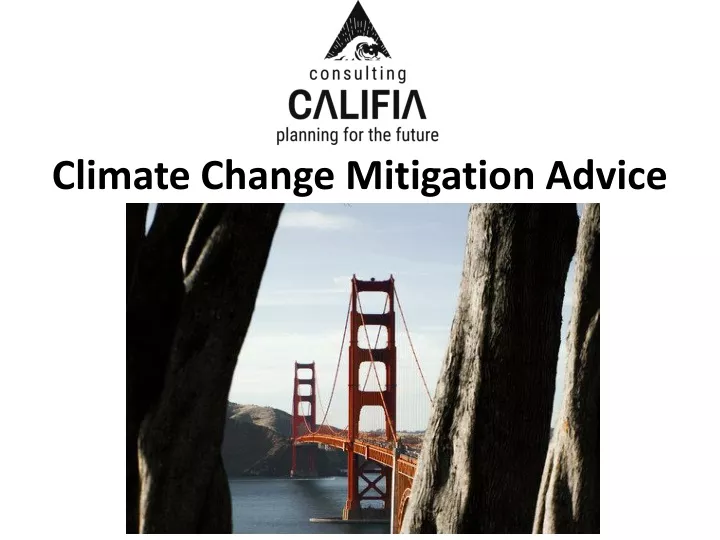climate change mitigation advice