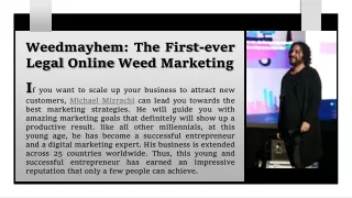 Weedmayhem Michael Mizrachi - Expert Tech Professionals