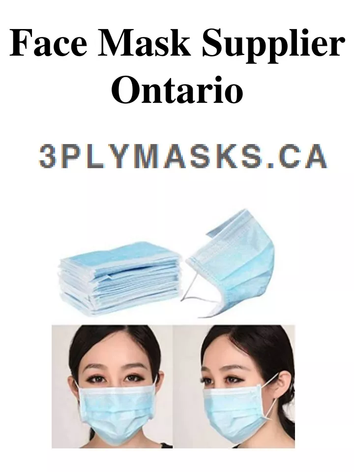 face mask supplier ontario