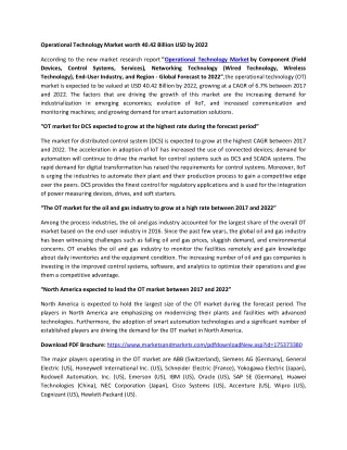 operational technology market worth 40 42 billion