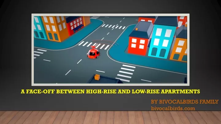 a face off between high rise and low rise